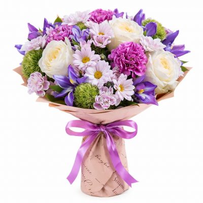 Букет натуральных цветов «Ароматное чудо»