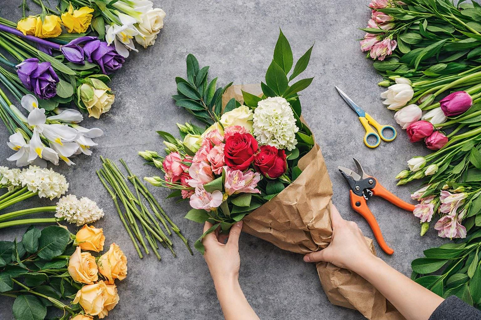 Если нужных цветов не оказалось