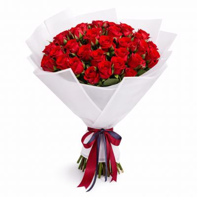 Букет из красных Эквадорских роз «Яркая страсть»