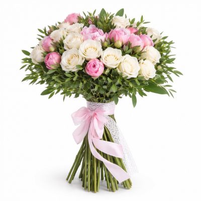 Букет невесты «Белые облака»