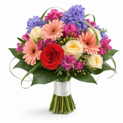 Свадебные букеты невесты с берграсом