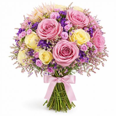 Букет невесты «Теплый закат»