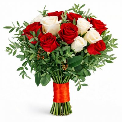 Свадебные букеты невесты с розами