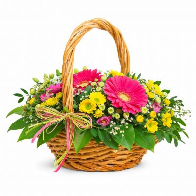 Красивая композиция из цветов «Весеннее настроение»